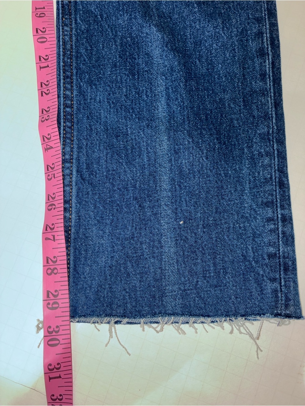 Abercrombie & Fitch 28R Dark Blue Mid Rise (90'sStraight style) Jeans Curve Love - Picture 8 of 16